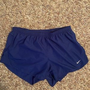Nike L dri fit navy blue shorts